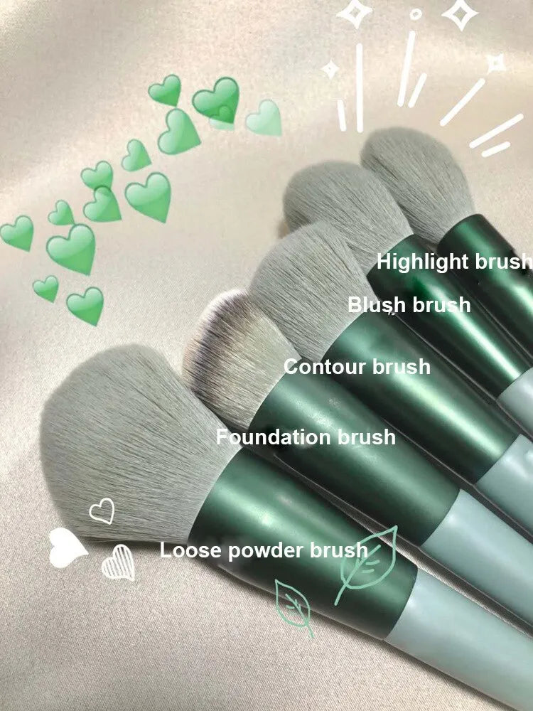 13 Piece Makeup Brush