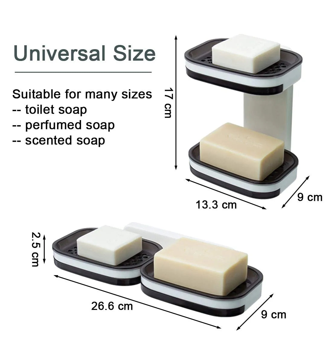 Double Drawyer Soap Rack