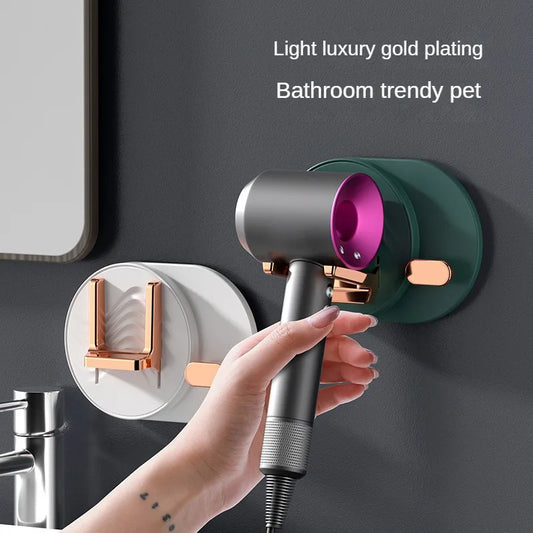 Folding Hair Dryer Storage Rack