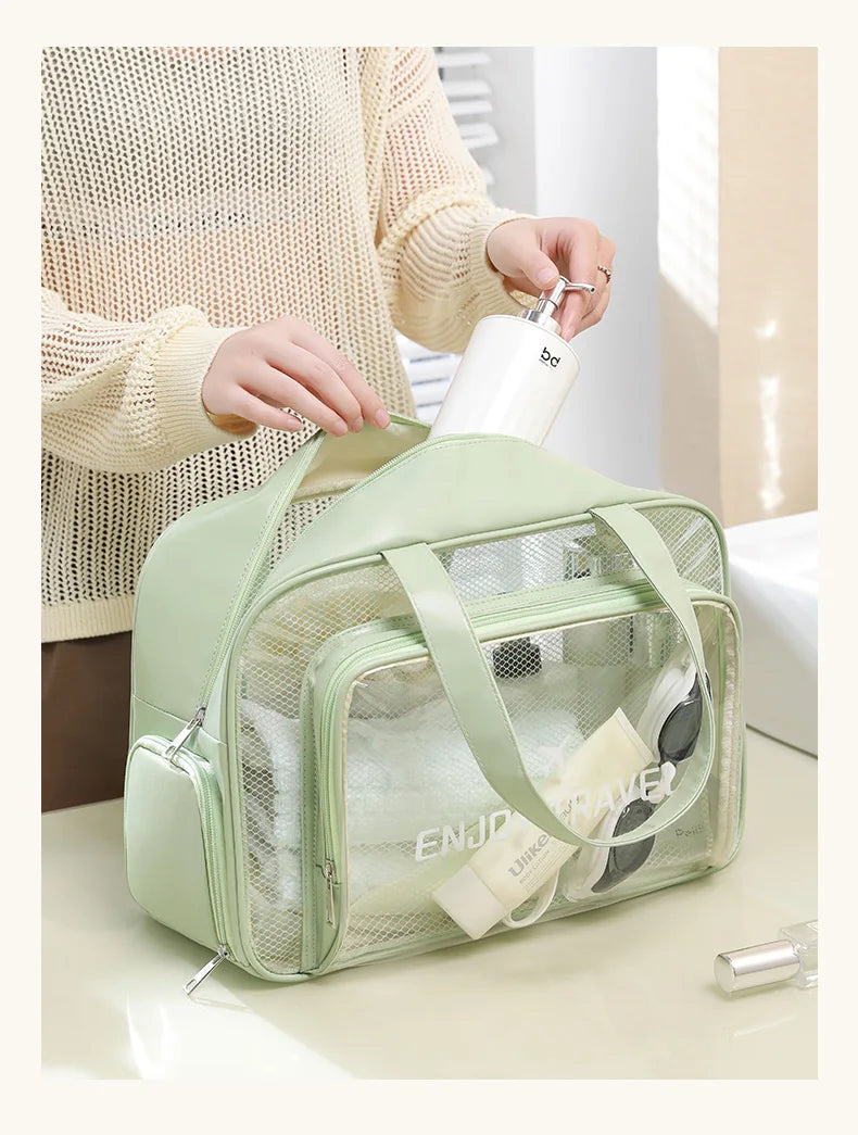 Clear Waterproof Travel Toiletry Bag