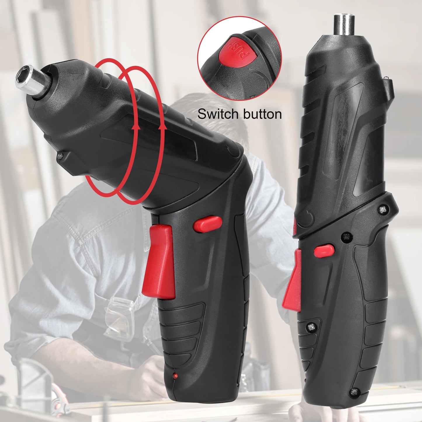 48 Pcs Cordless Screw Driver 4.2V