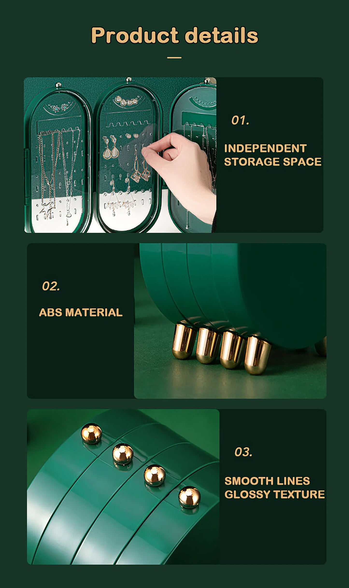 4 Layer jewelry screen box