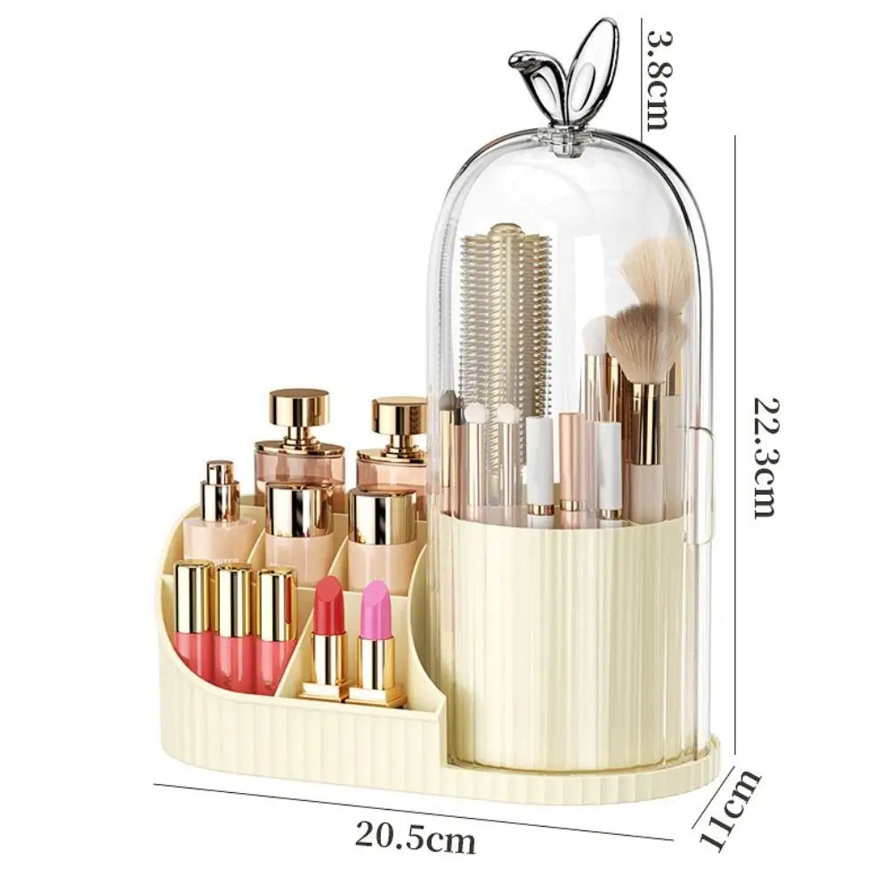Lux Rotatable Brush & lipstick Organizer