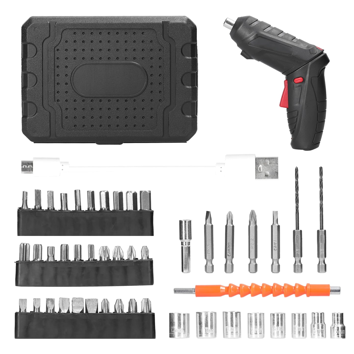 48 Pcs Cordless Screw Driver 4.2V