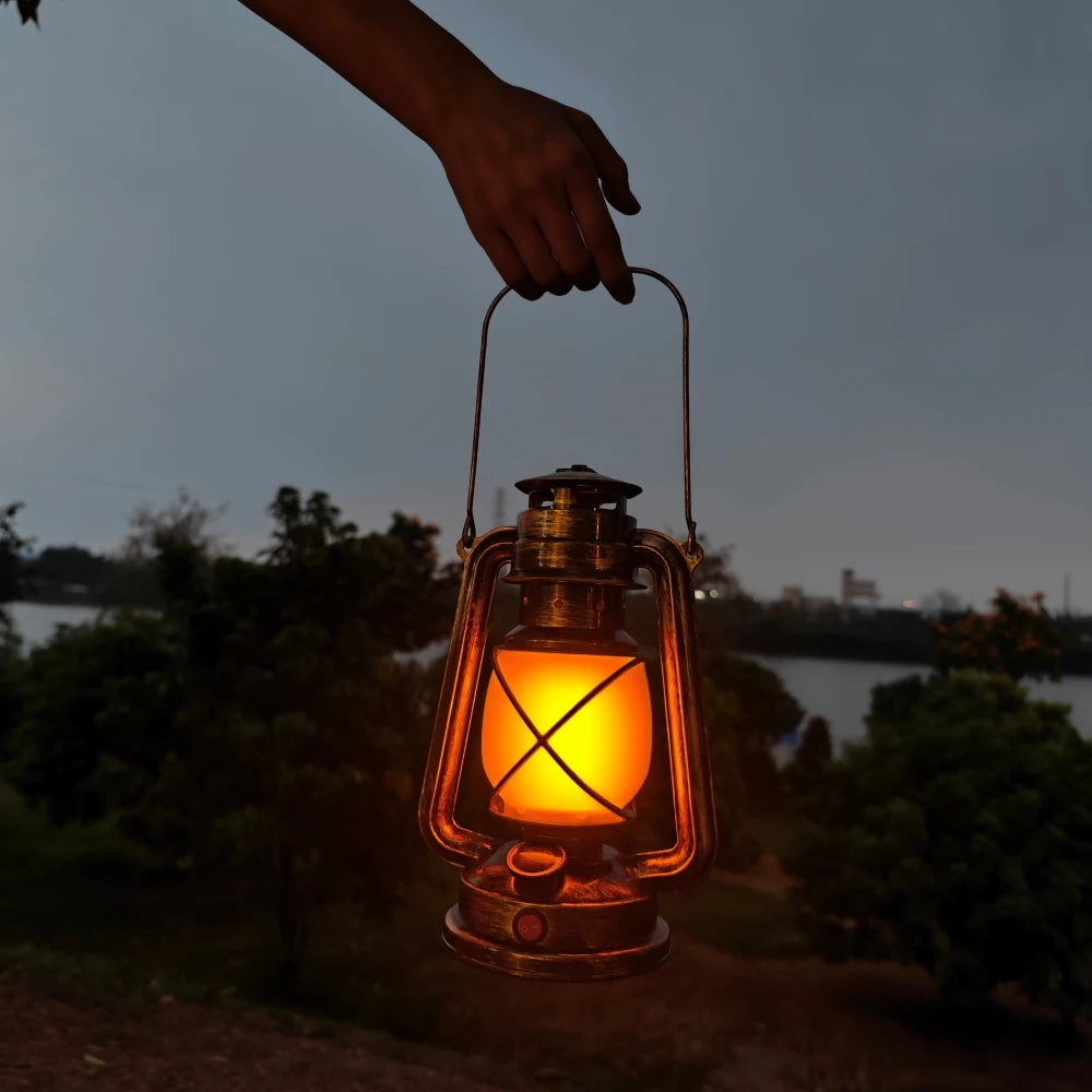 Vintage Retro Rechargeable Lantern