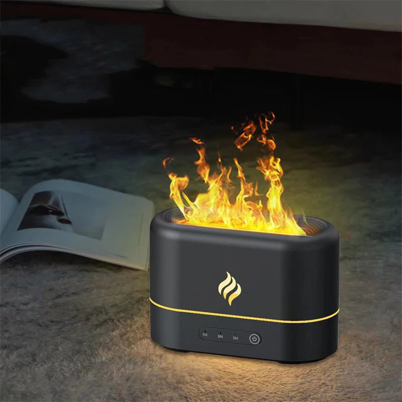 7 Color Air Humidifier Flame Lamp