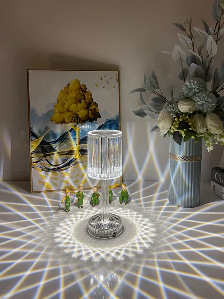 Diamond Design Crystal LED Night Light