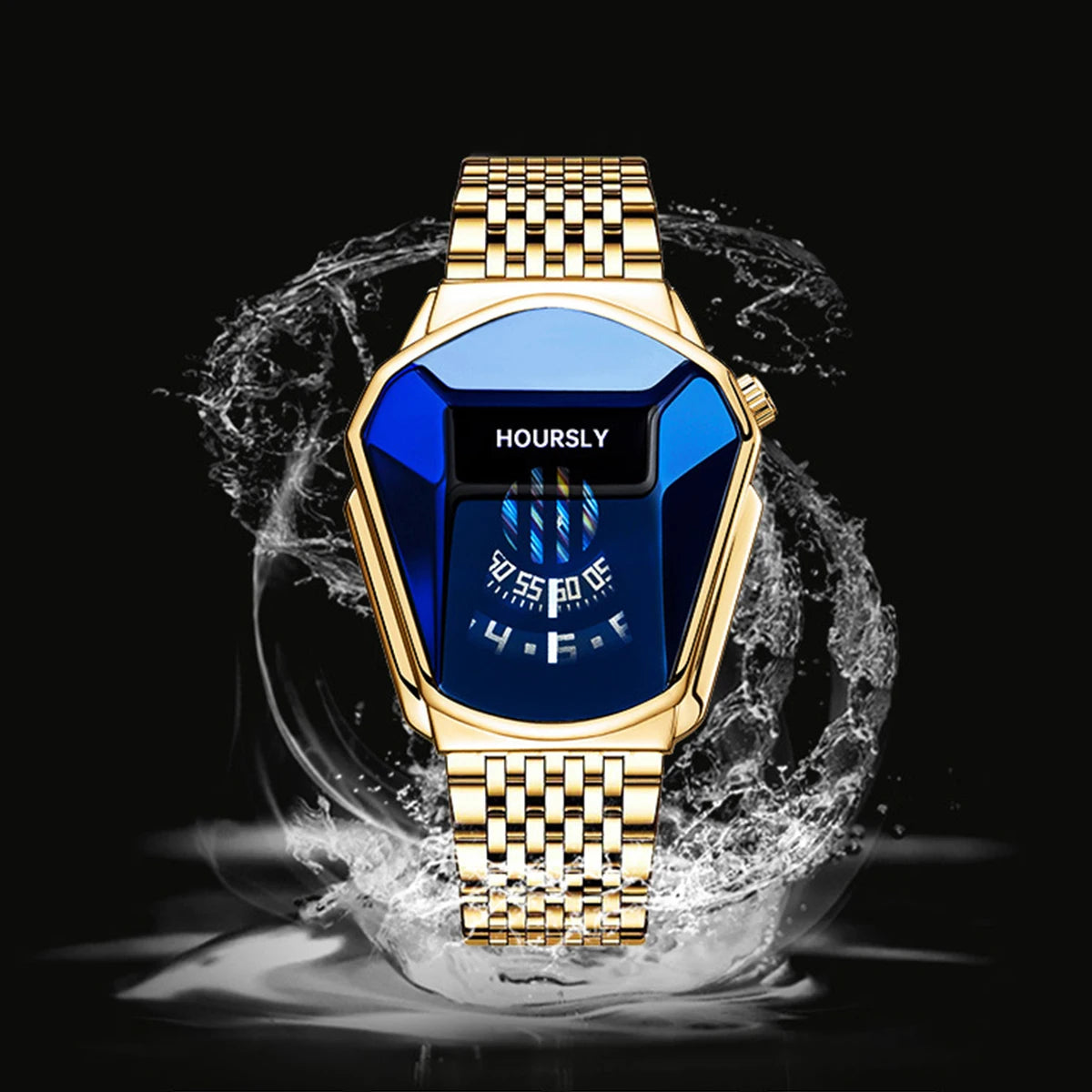 Viokai Golden Mens Watch