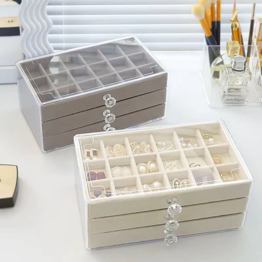 Acrylic Three Drawer Jewellery Organizer