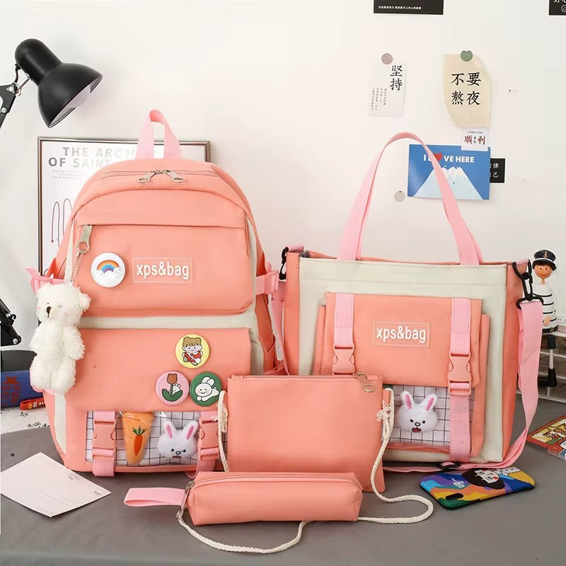 4 In 1 Kawaii Fashion Backpack