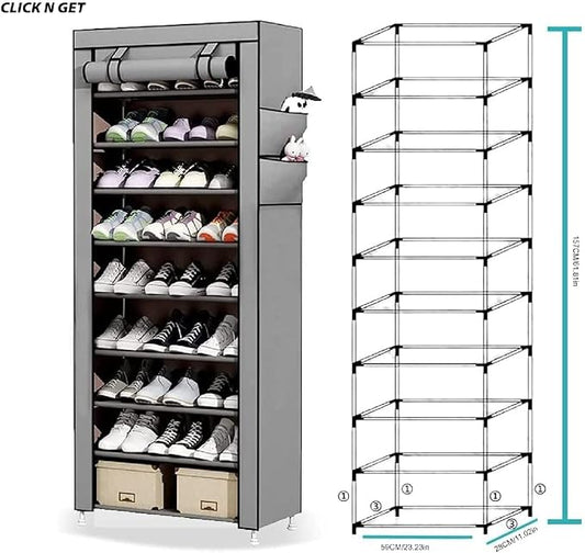 9 Layer Shoe Rack - RS-10 OX