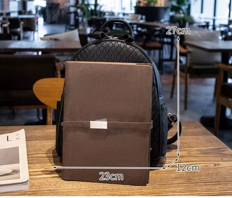 Embossed Ladies Backpack