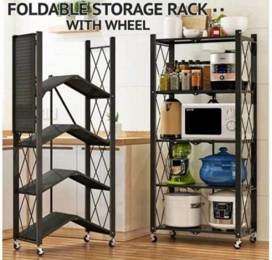 5 Layer Foldable Kitchen Storage Rack