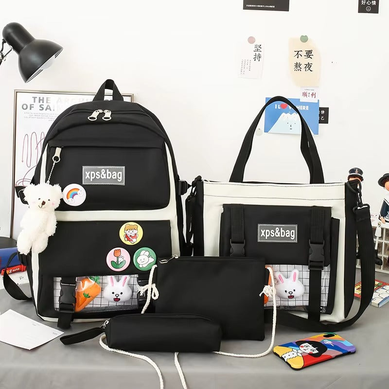 4 In 1 Kawaii Fashion Backpack