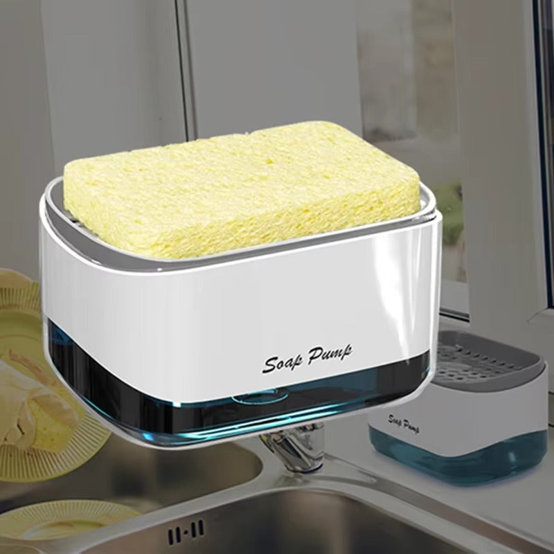 Soap Dispenser With Sponge Holder