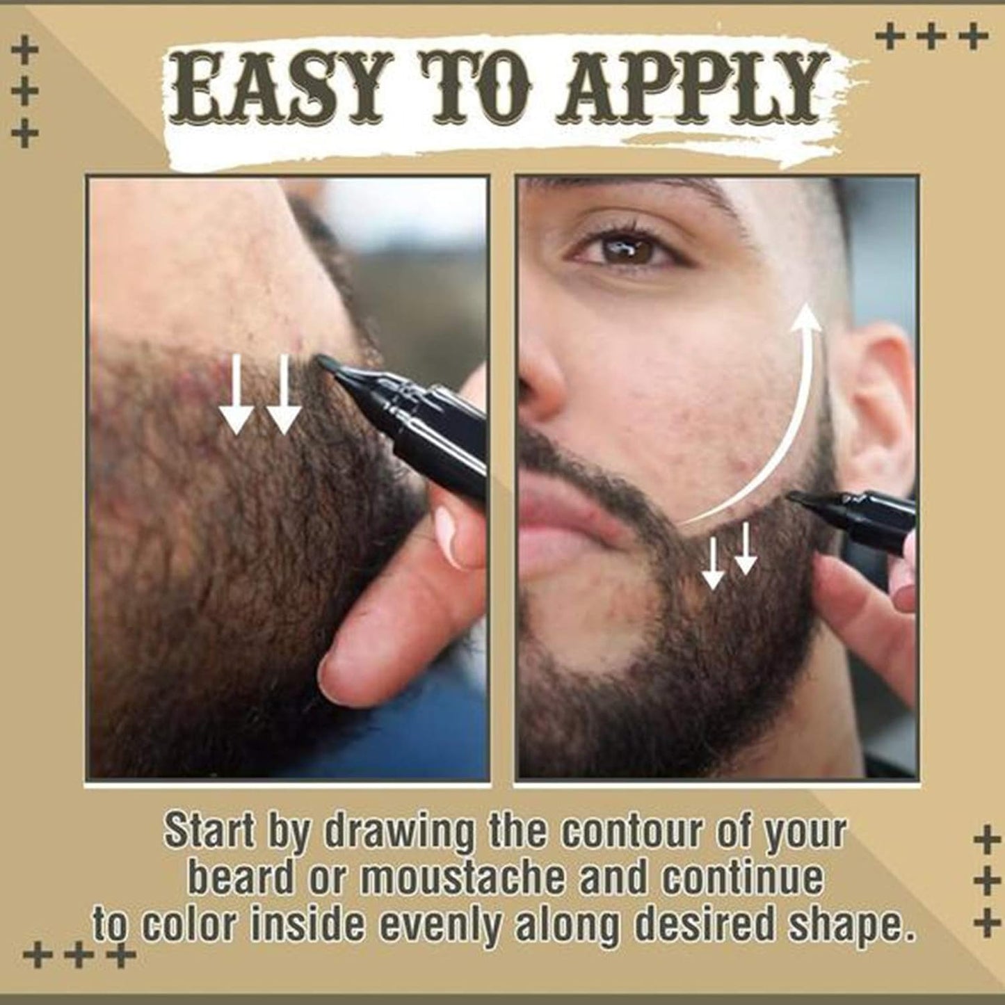 Beard Filler Pen and Brush Kit