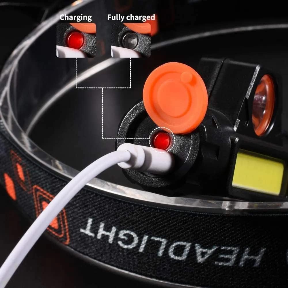 Portable Mini Flashlight Q5+COB Led Headlamp