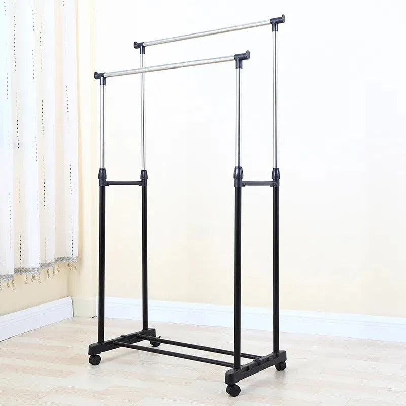 Double Pole Cloth Rack