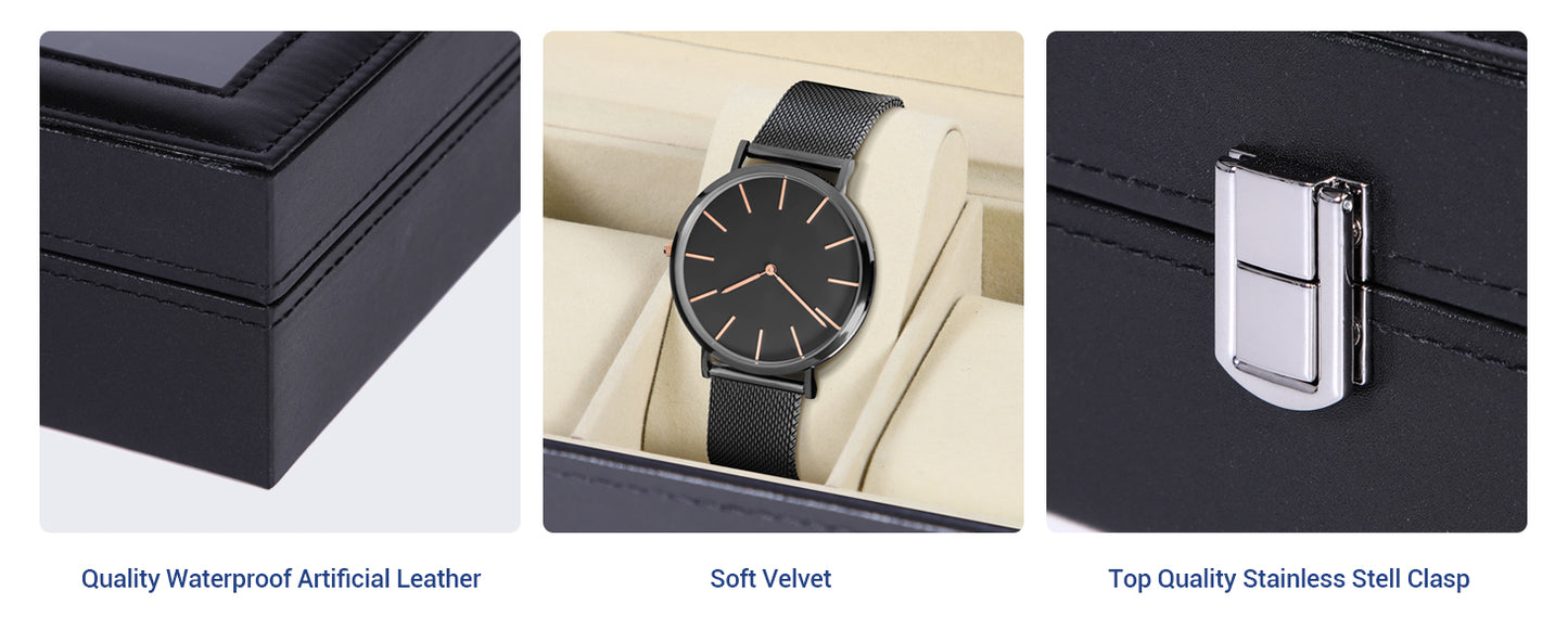 6 Slot Watch Storage Box