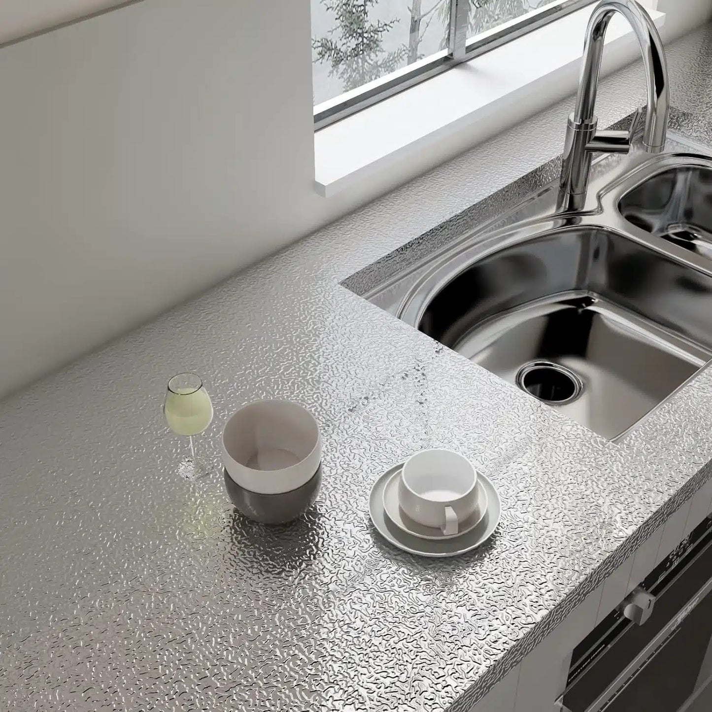 Aluminium Waterproof Foil Stickers (60cm*2m)