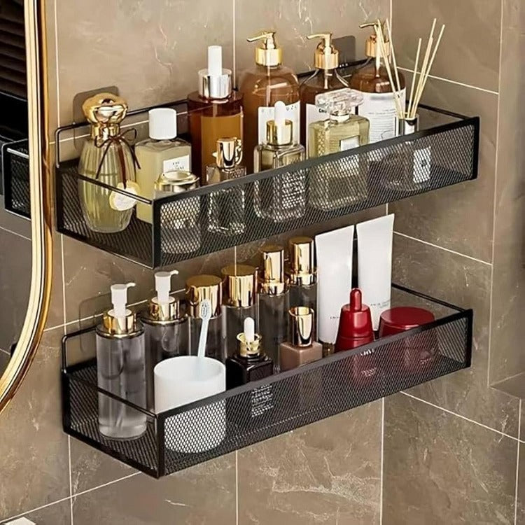 1 Pc Wall Mounted Bathroom Metal Rack
