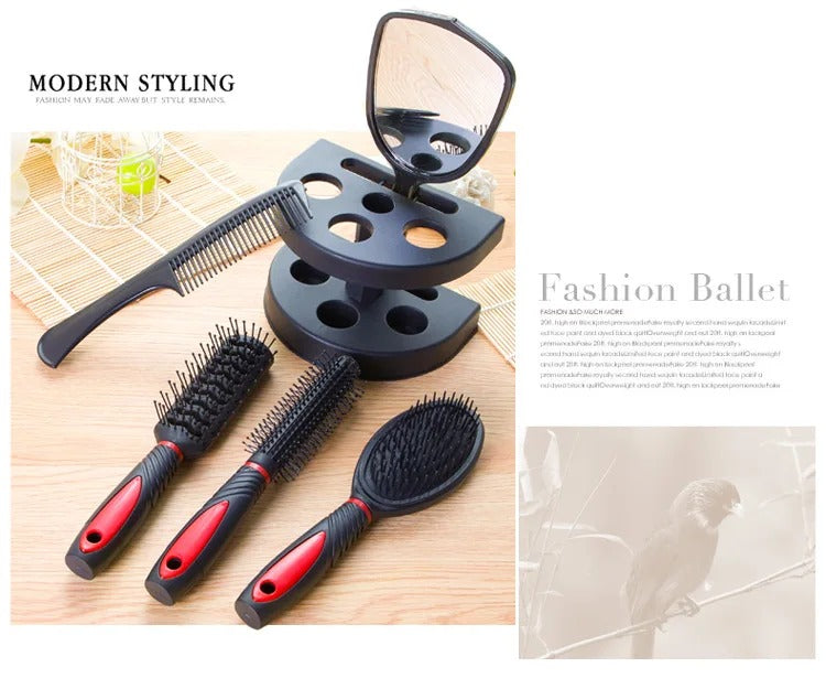5 Pcs Hair Brush Combs Set