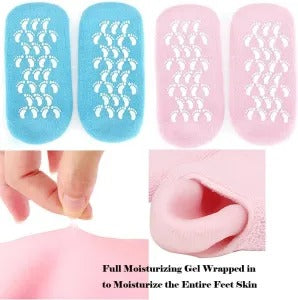 Moisturizing silicone foot socks