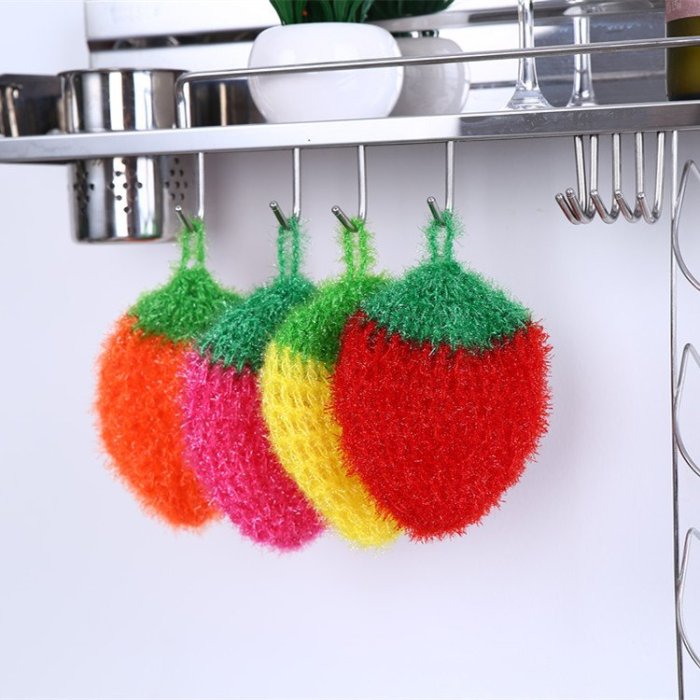 1 Pc Flower Scrubber - Kitchen Cleaner