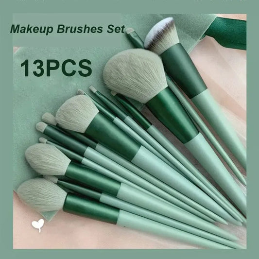13 Piece Makeup Brush