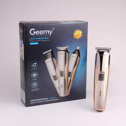 GM-6659 Rechargeable Hair Trimmer 3 In 1