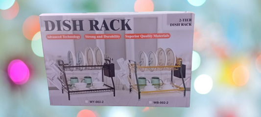 2 Tier Kitchen Dish Rack - WY-002-2