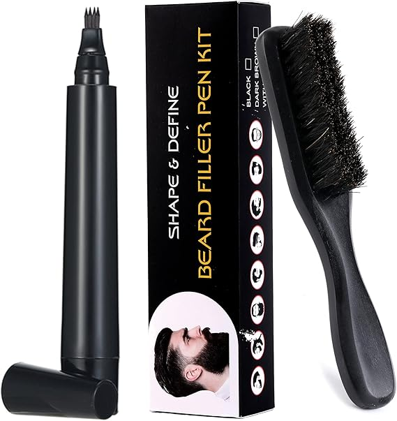 Beard Filler Pen and Brush Kit