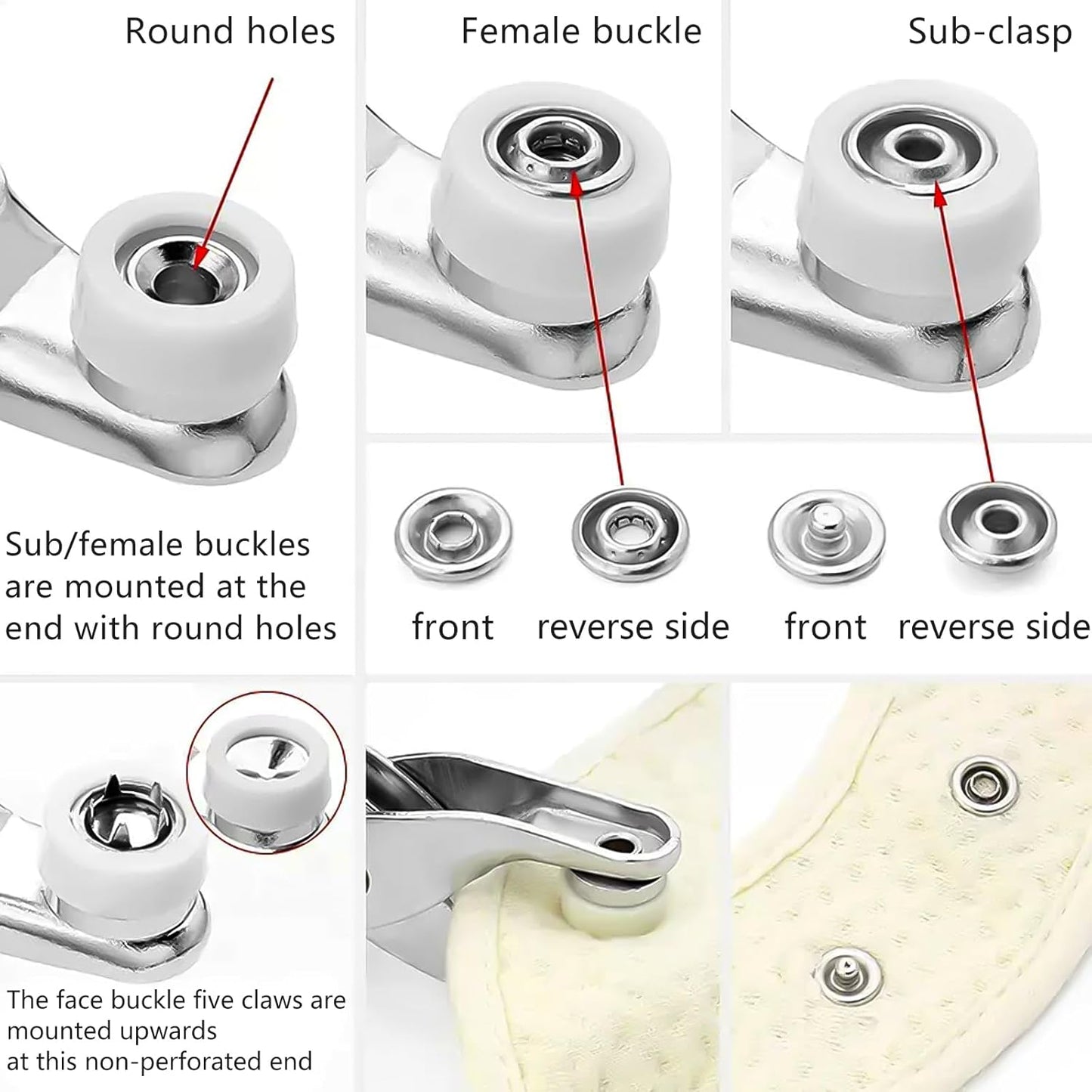 Metal Snap Button Press Tool