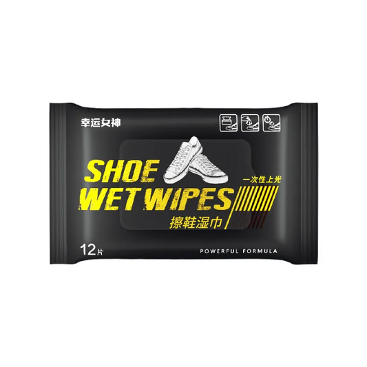 12 Pcs Disposable Shoe Wipes