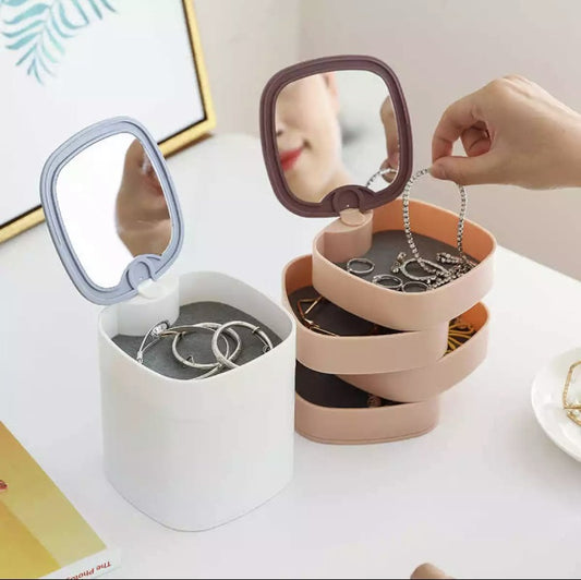 360 Mini Rotating jewelry Box