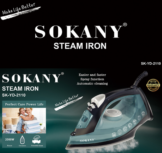 Sokany Steam Iron SK-YD-2110