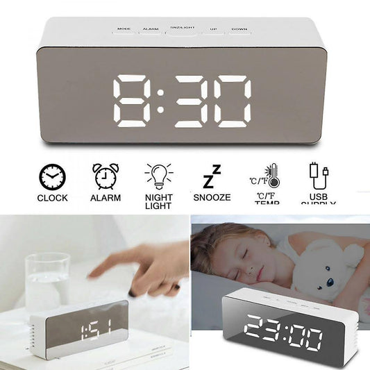 Led Mirror Clock