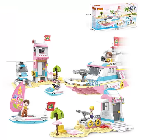 3 In 1 Holiday Party House Lego Set