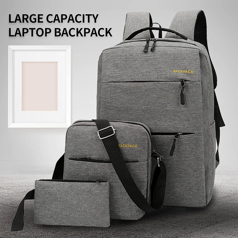 3 Pcs Travel Backpack - Unisex
