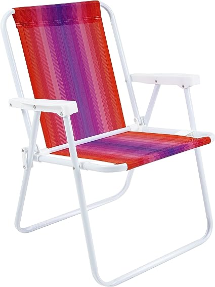 Striped Foldable Chair