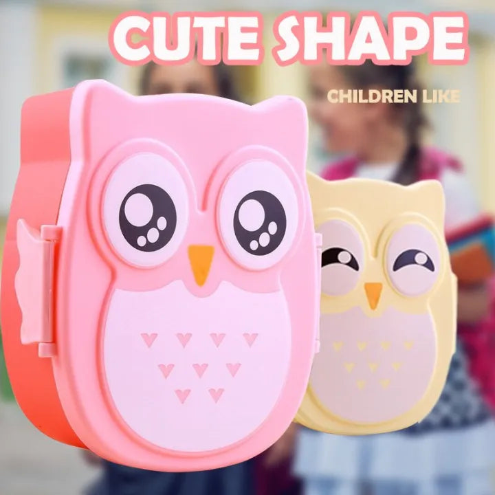 Owl Shaped Lunch Box