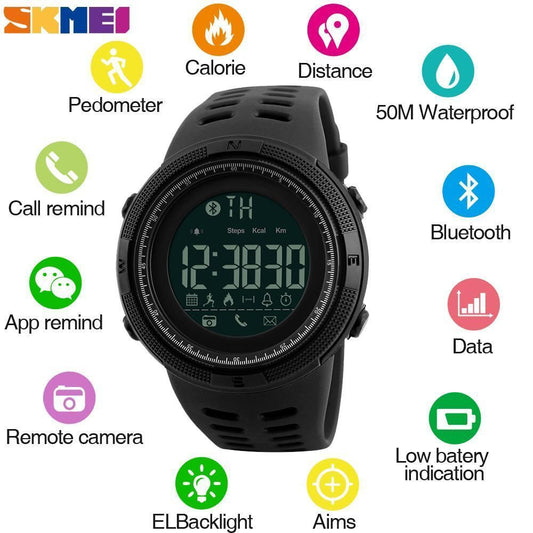 Skmei 1250 Bluetooth Waterproof Sports Watch