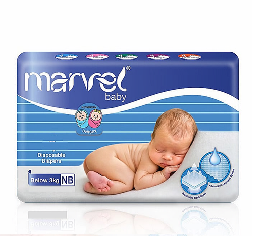 16 Pcs Marvel Baby Diapers - L