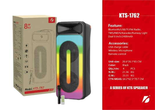 KTS-1762 8x2 Wireless Speaker