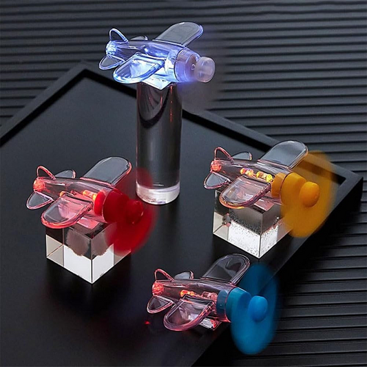 Wind-Powered LED Airplane