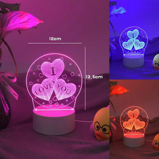 I Love You 3D Night Light
