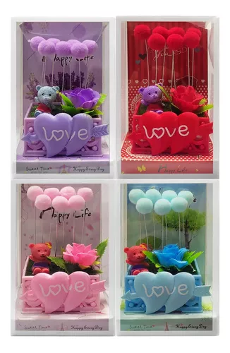 Teddy With Balloons - Valentine Gift