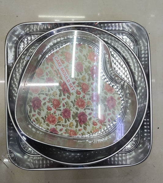Sliver 3 Shape Cake Mould