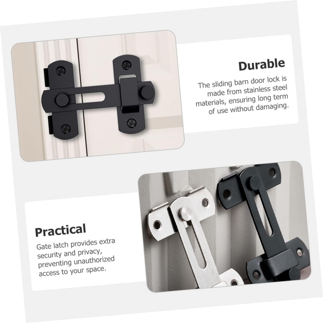 Stainless Steel Sliding Lock