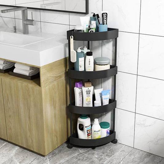 4 Tier Bathroom Corner Storage Rack